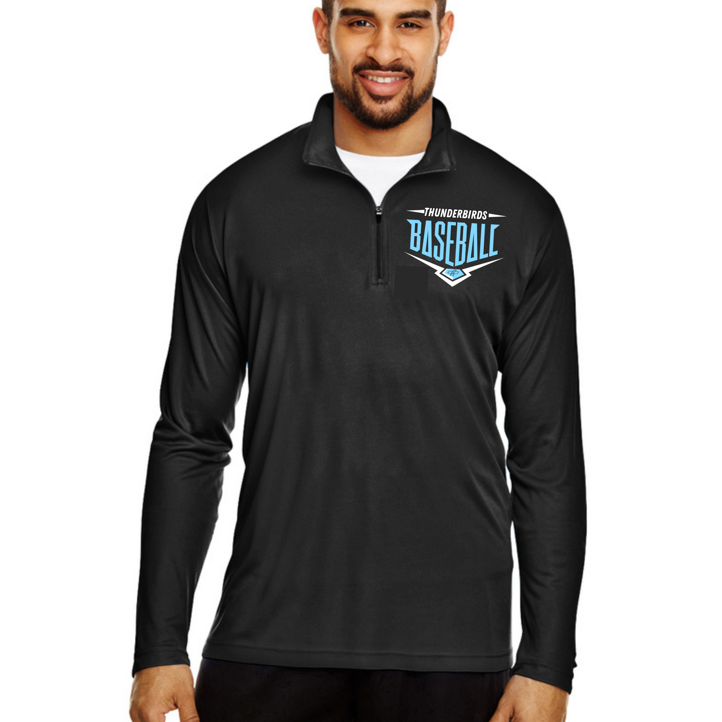 Men's Baseball Personalized Performance Quarter-Zip