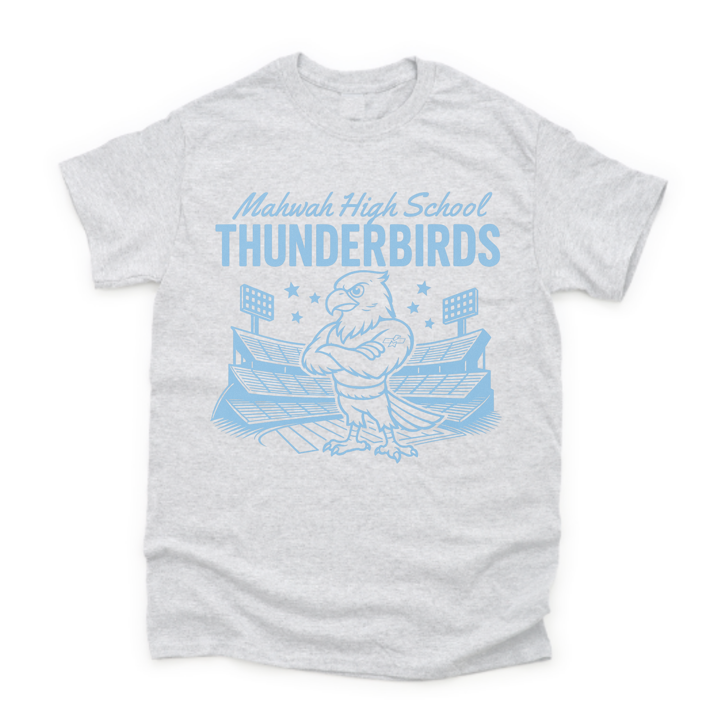 Thunderbird Football Retro Stadium Tee