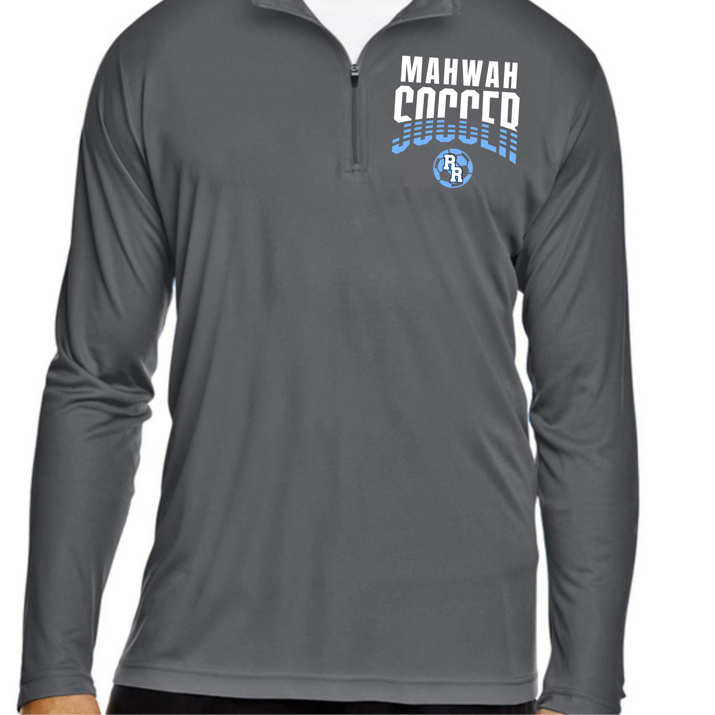 Soccer Performance Quarter-Zip Long Sleeved Shirt