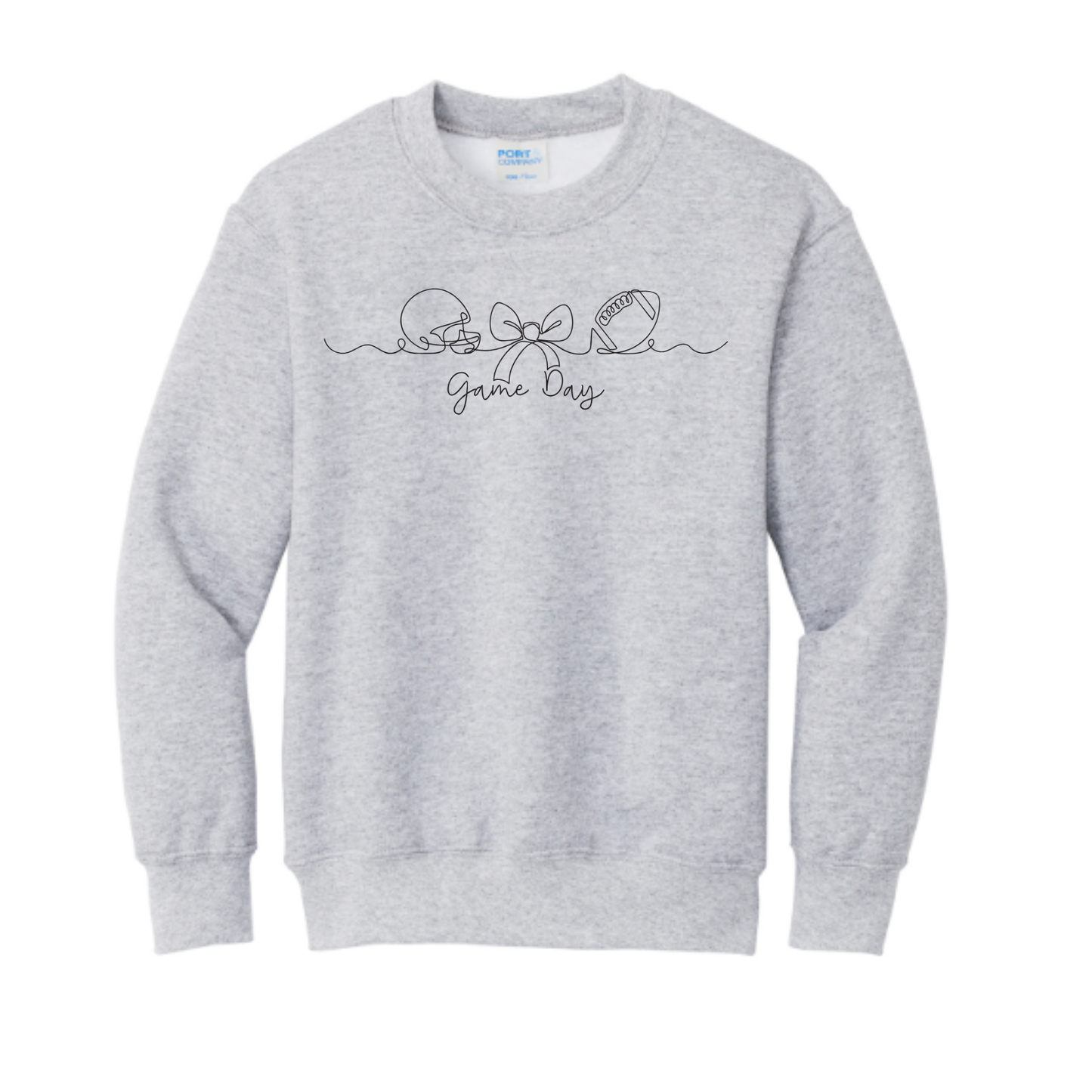 Simplistic Game Day Crewneck Sweatshirt - Adult