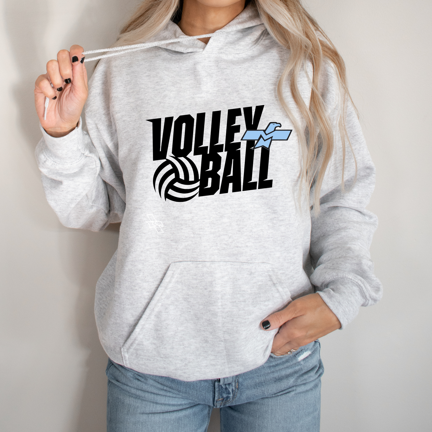 Volleyball Hooded Sweatshirt - Adult