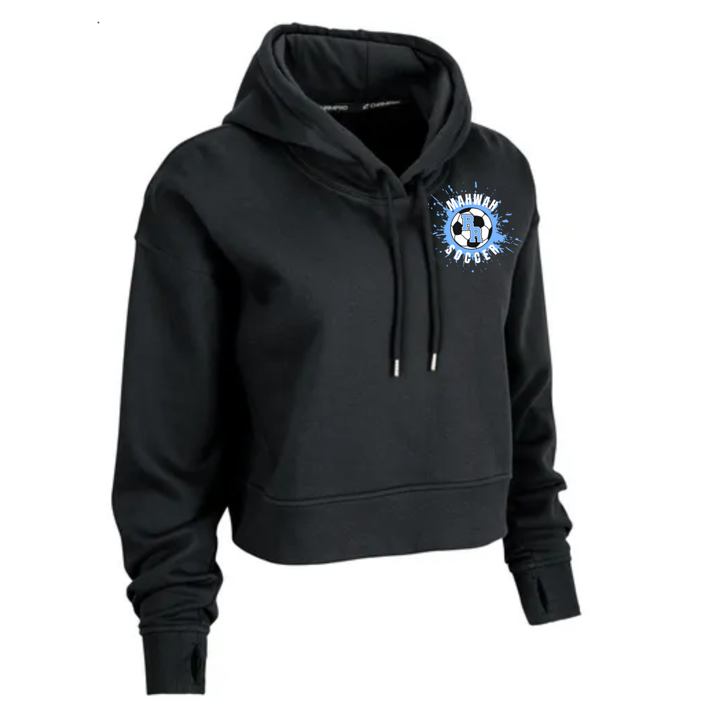 Splat Soccer Women's Crop Hoodie - Adult Sizing