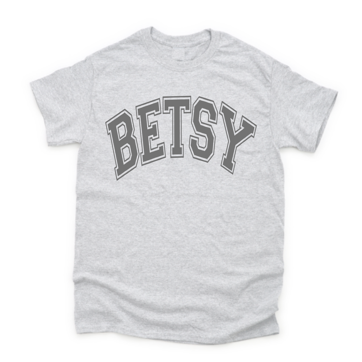 Betsy Puff Print Varsity Tee