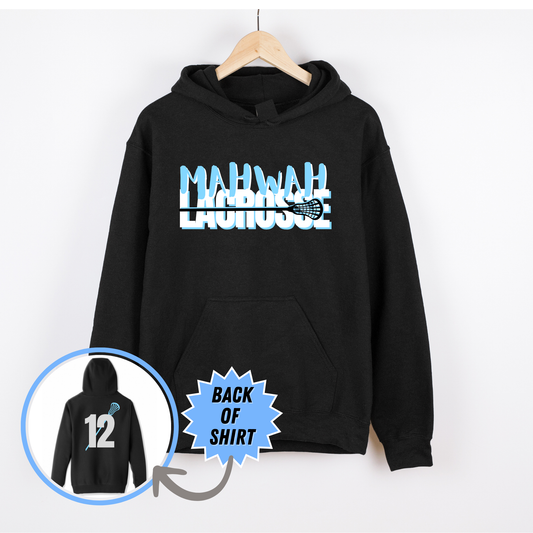 Lacrosse Sweatshirt Personalized with Number