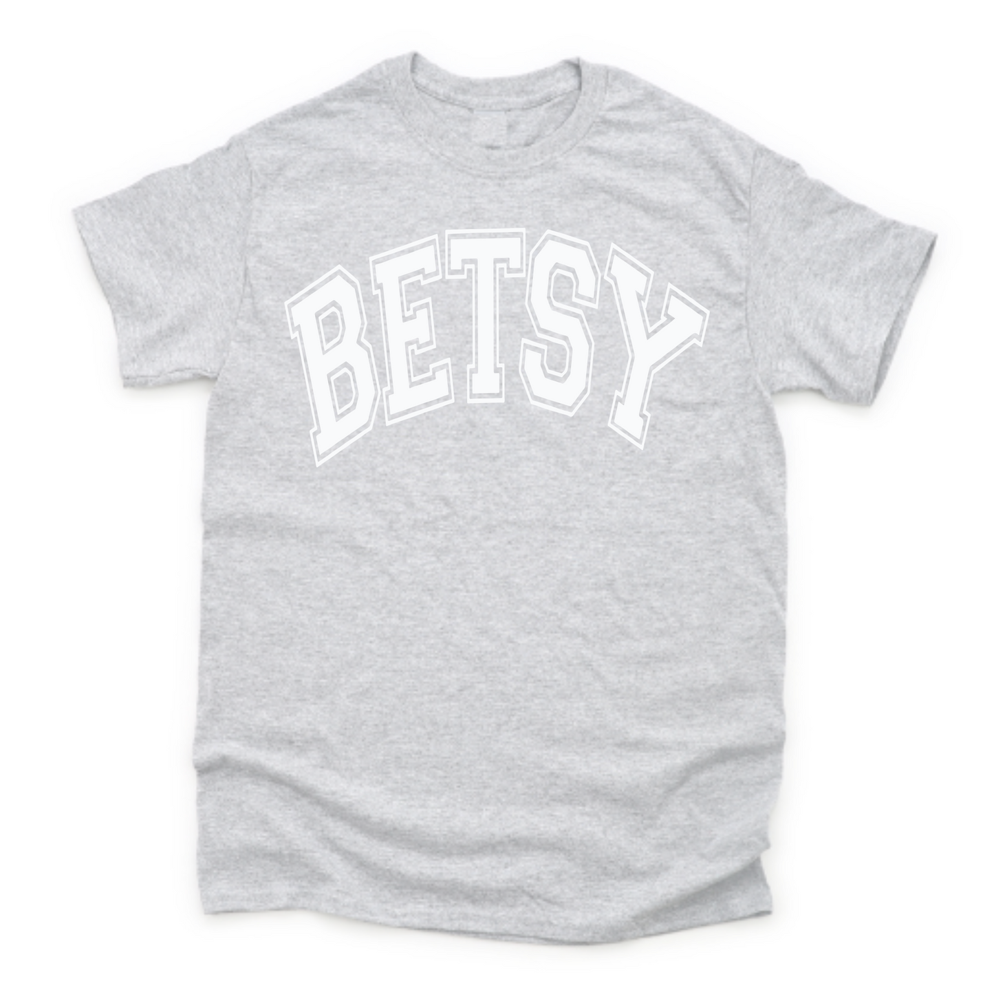 Betsy Puff Print Varsity Tee