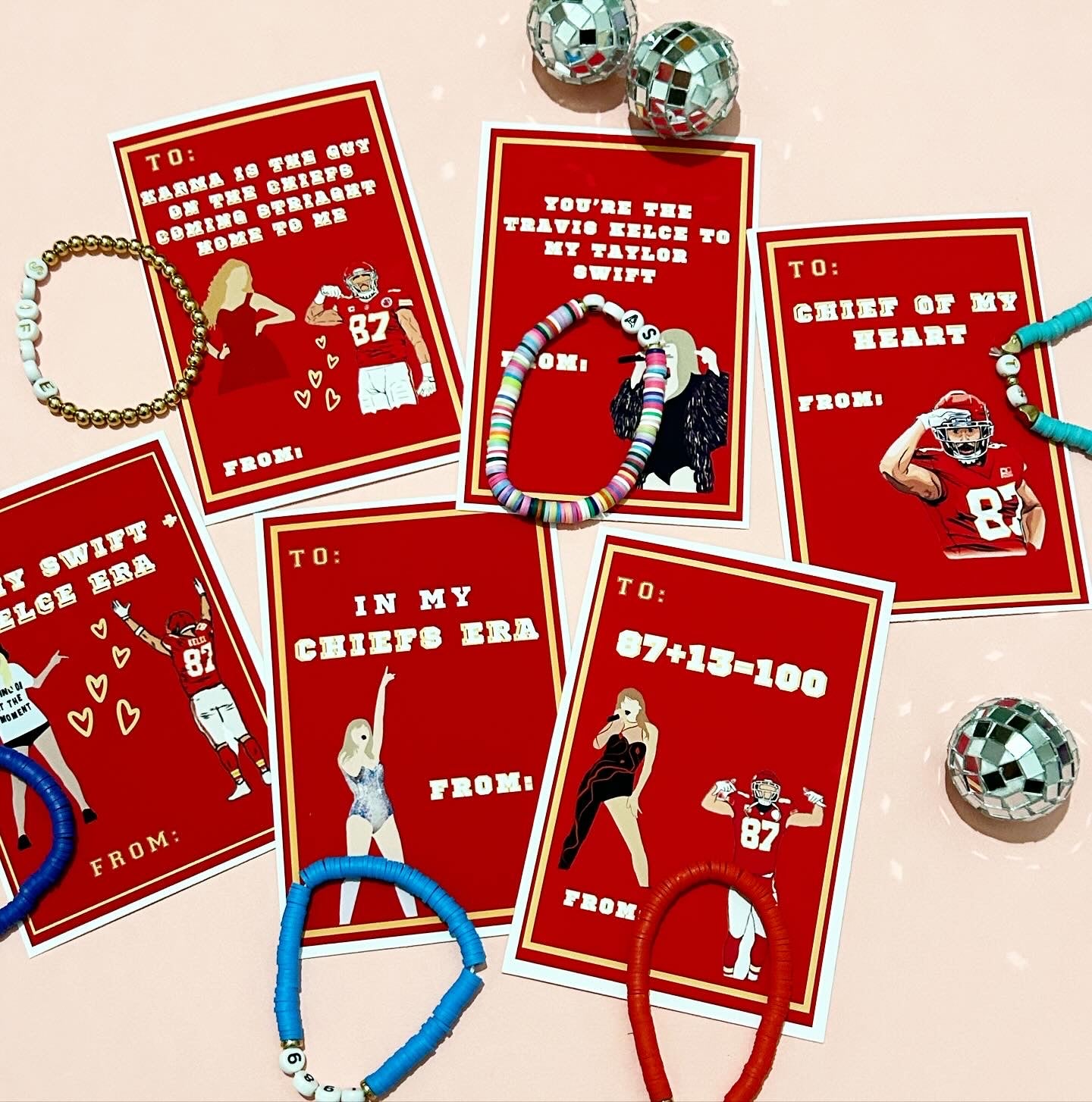 Chiefs Taylor Swift Bracelet Valentines