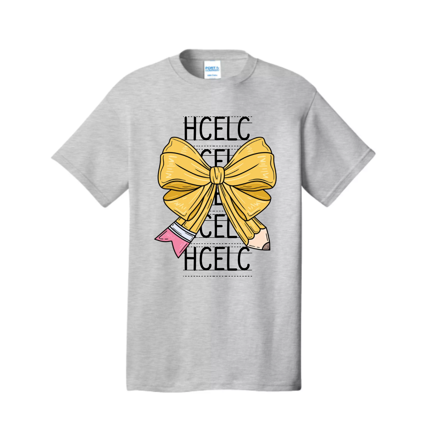 Pencil Bow Adult Tee
