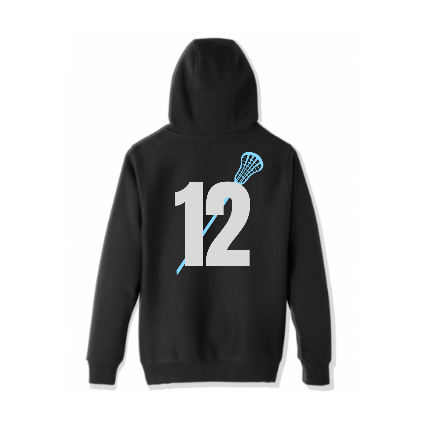 Lacrosse Sweatshirt Personalized with Number
