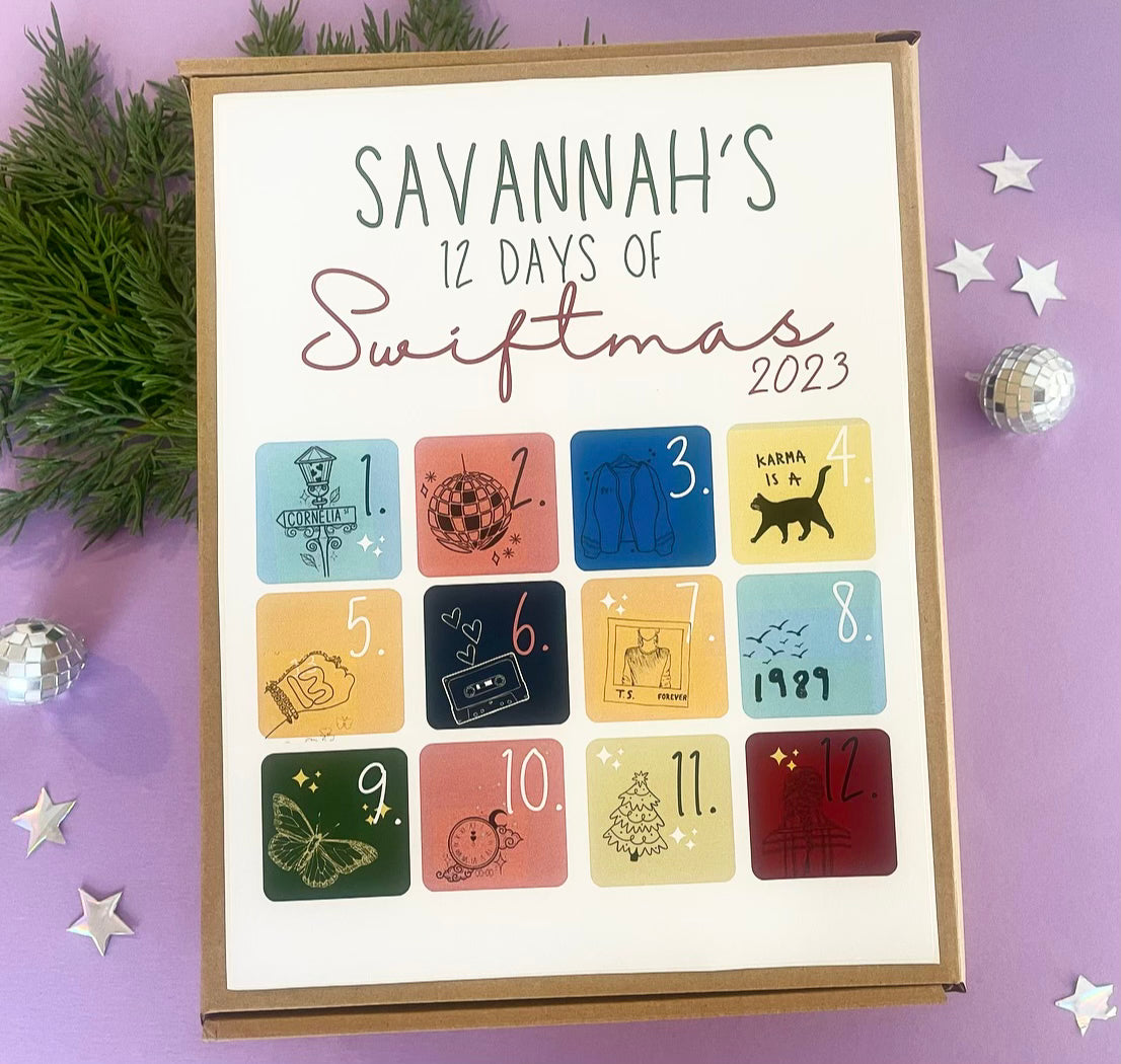 12 Days of Swiftmas advent calendar TheBirchStreet