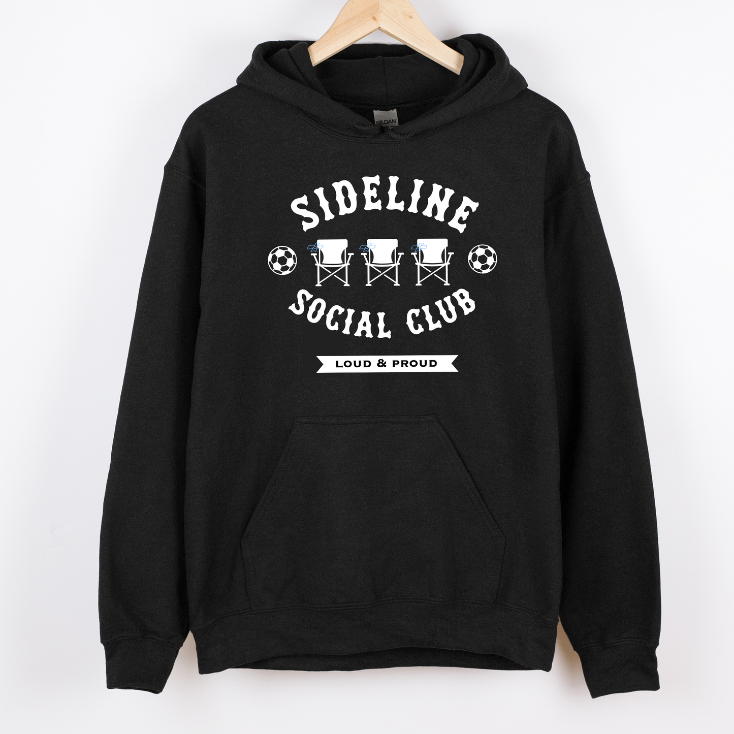 Sideline Football Social Club Hooded Sweatshirt - Adults