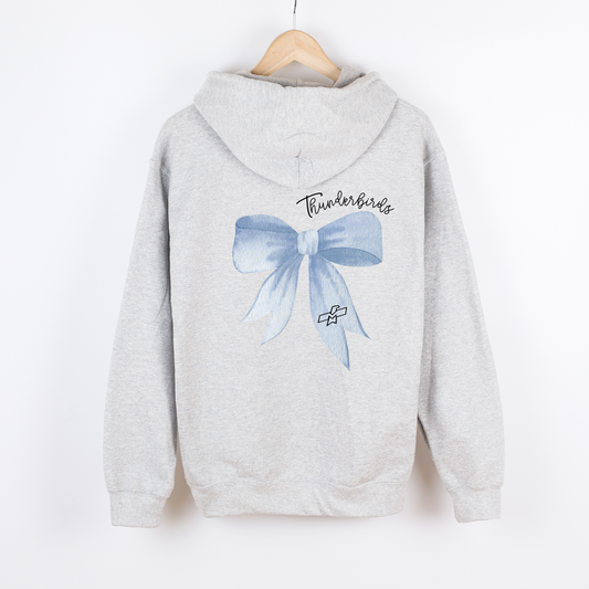 Watercolor Thunderbird Bow Full Zip Hooded Sweatshirt
