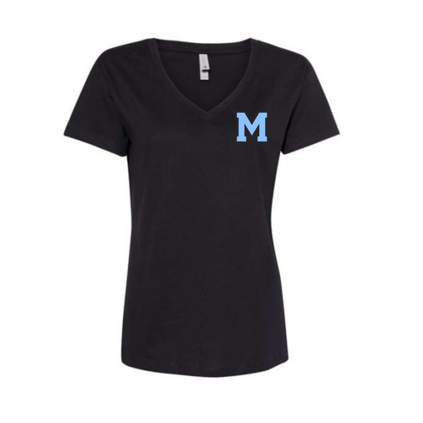 Mahwah "M" Fitted V-Neck Tee - Women's