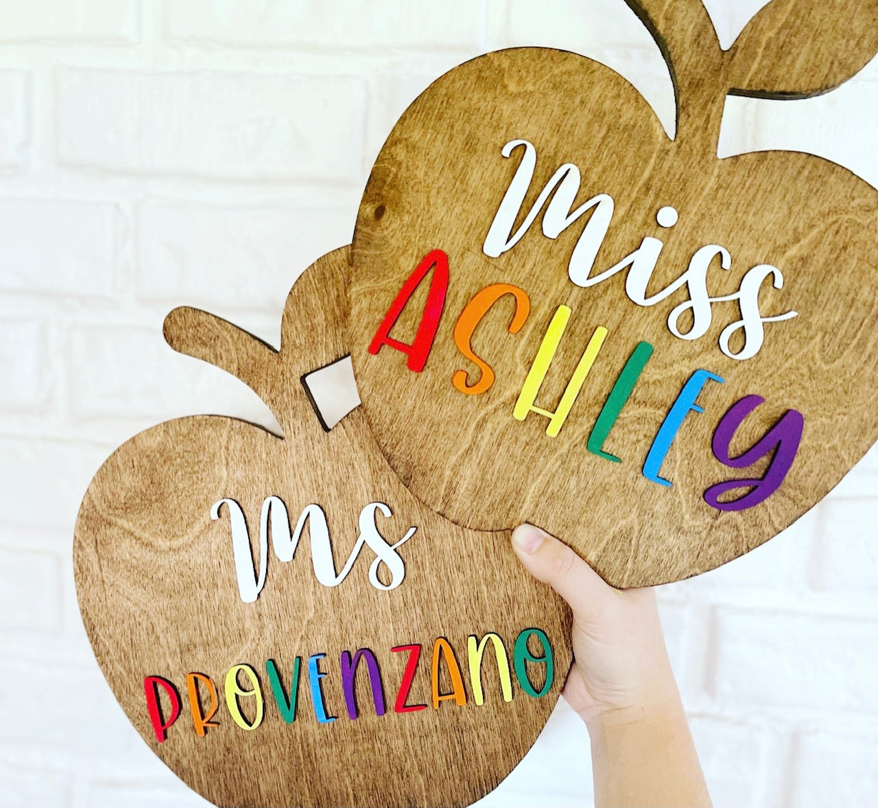 Teacher Wooden Apple