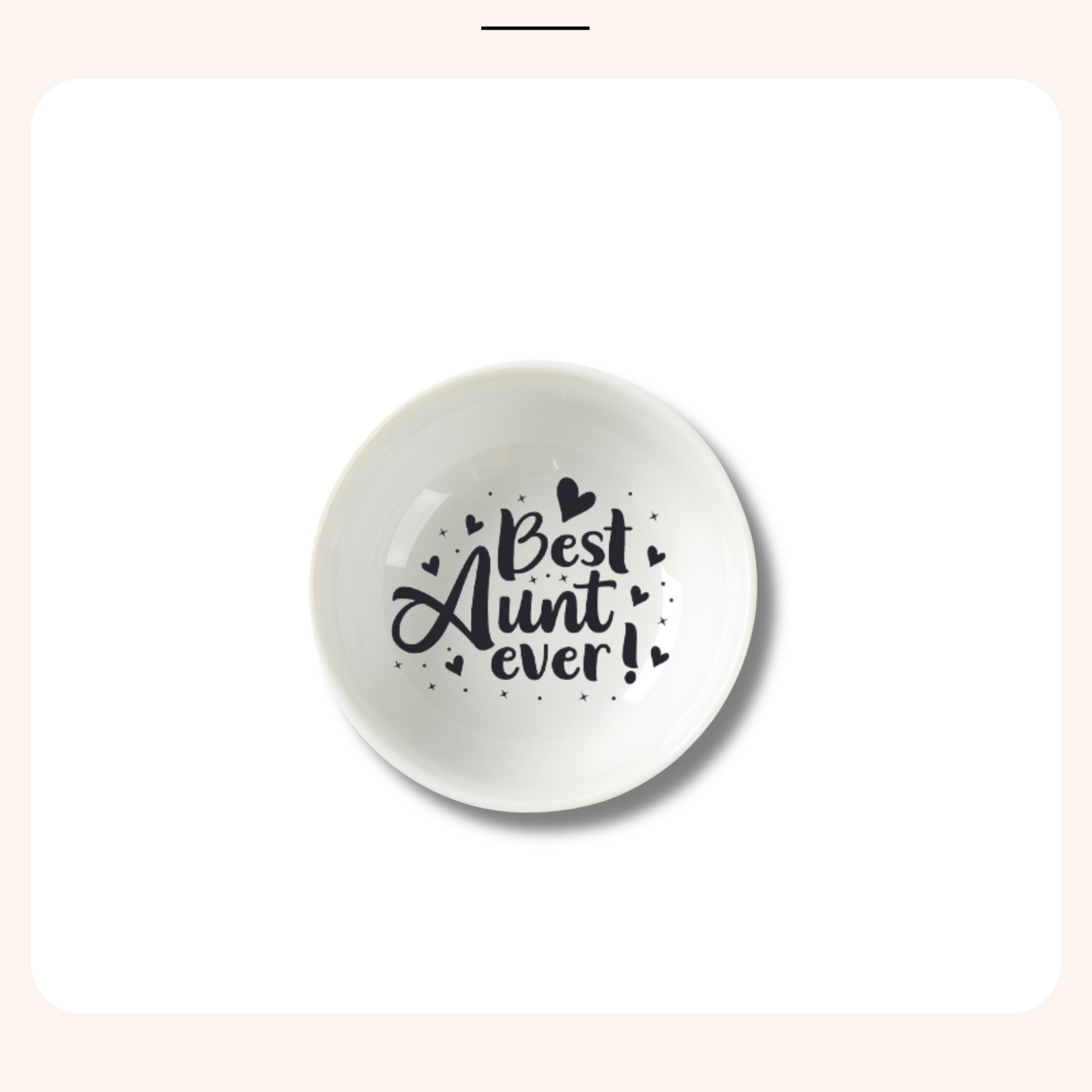 Best Aunt Jewelry Dish