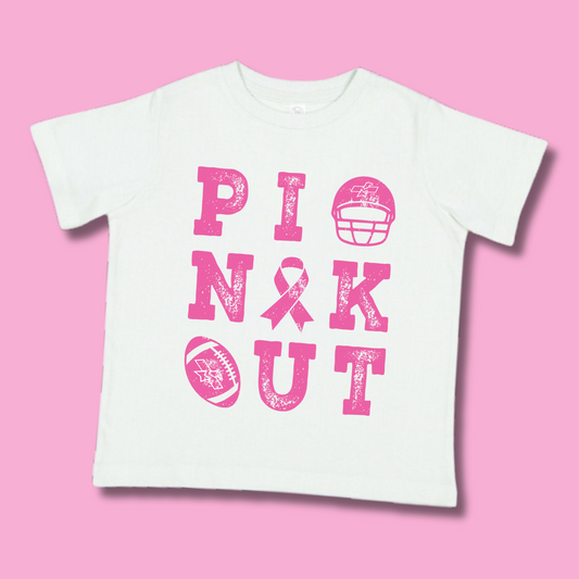 October Breast Cancer Awareness Pinkout Toddler T-Shirt