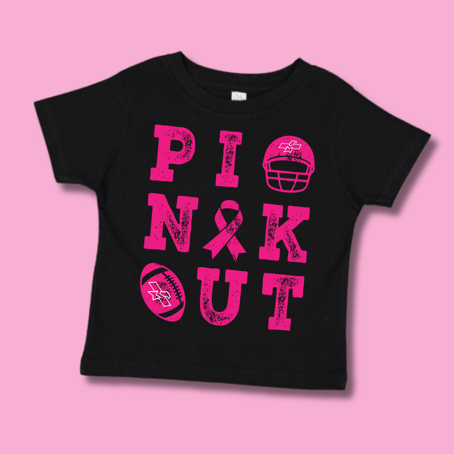 October Breast Cancer Awareness Pinkout Toddler T-Shirt