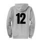 Softball Full Zip-Up Sweatshirt