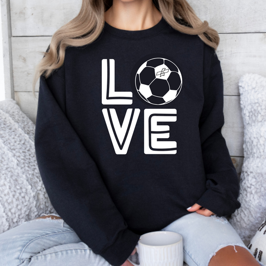 Soccer Love Crewneck Sweatshirt - Adults