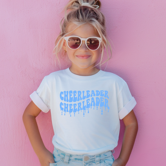 Cheerleading Drip Tee - Youth