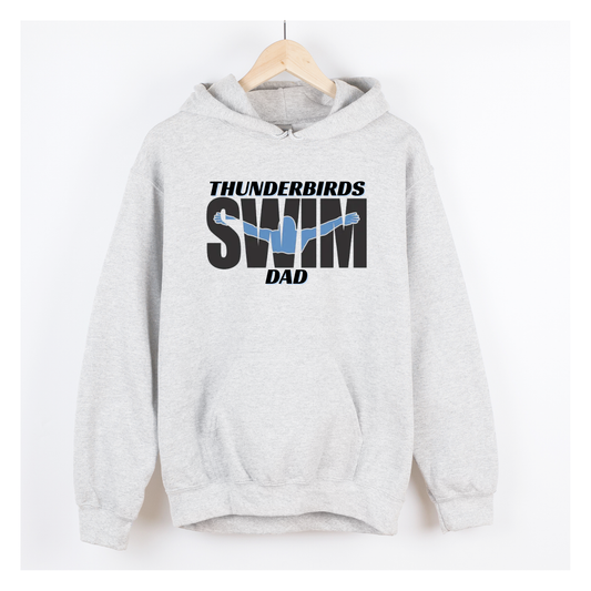 Thunderbirds Swim Dad Hooded Sweatshirt