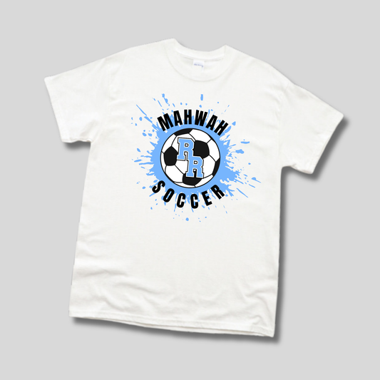 Mahwah Soccer Splat Tee - Adult