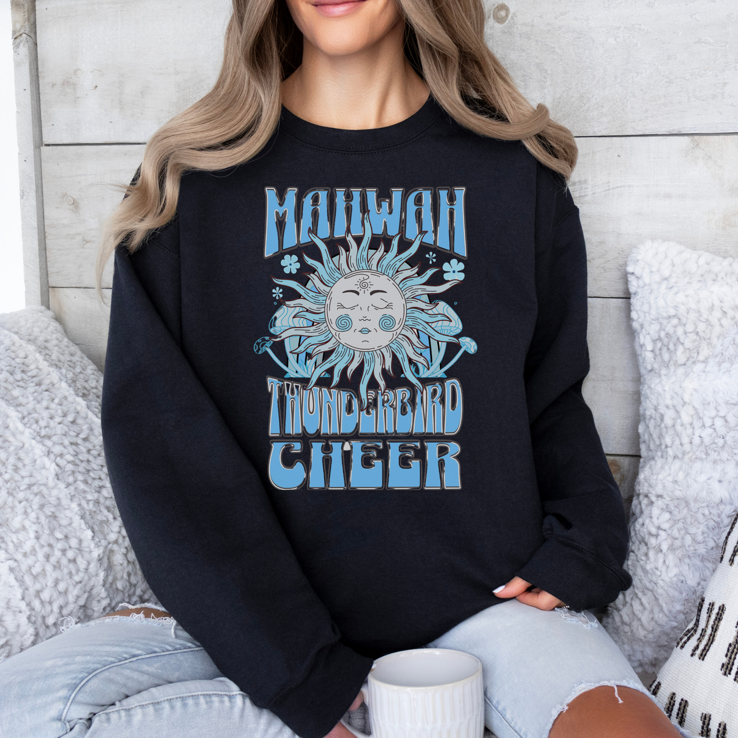 Retro Cheerleading Crewneck Sweatshirt - Adult