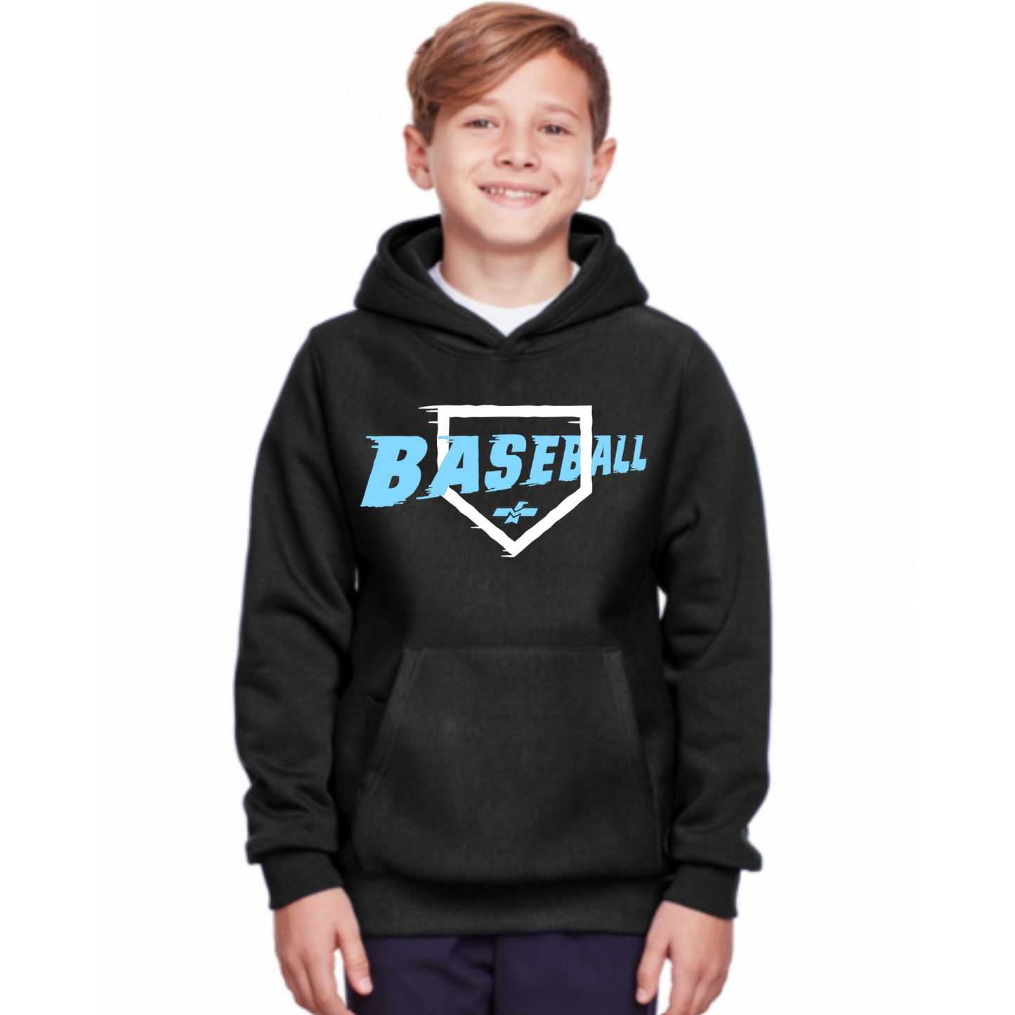 Mahwah Baseball Home Plate Hooded Sweatshirt