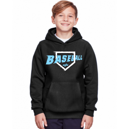 Mahwah Baseball Home Plate Hooded Sweatshirt