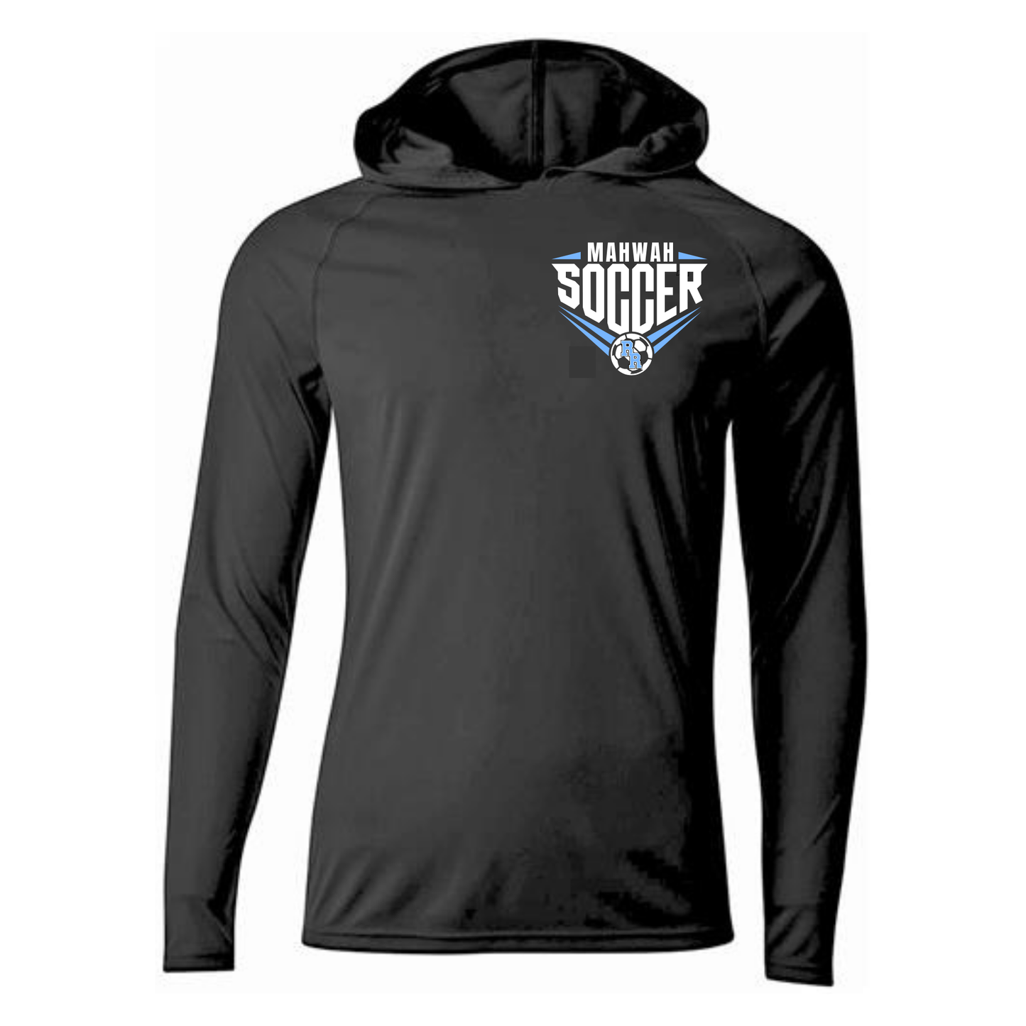 Mahwah Soccer Unisex Cooling Performance Long Sleeve Hooded Tee