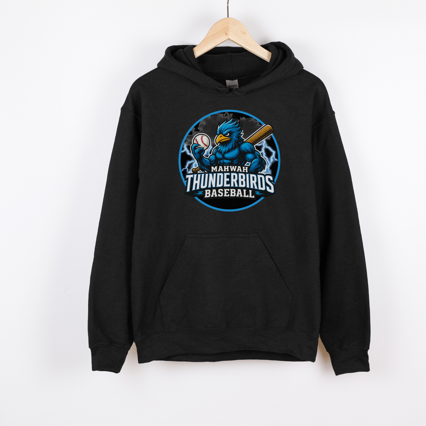 Thunderbird Baseball Hooded Sweatshirt