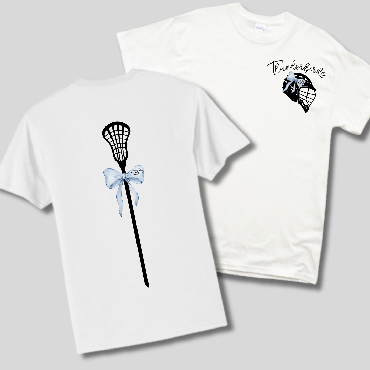 Stick and Helmet Bow Tee