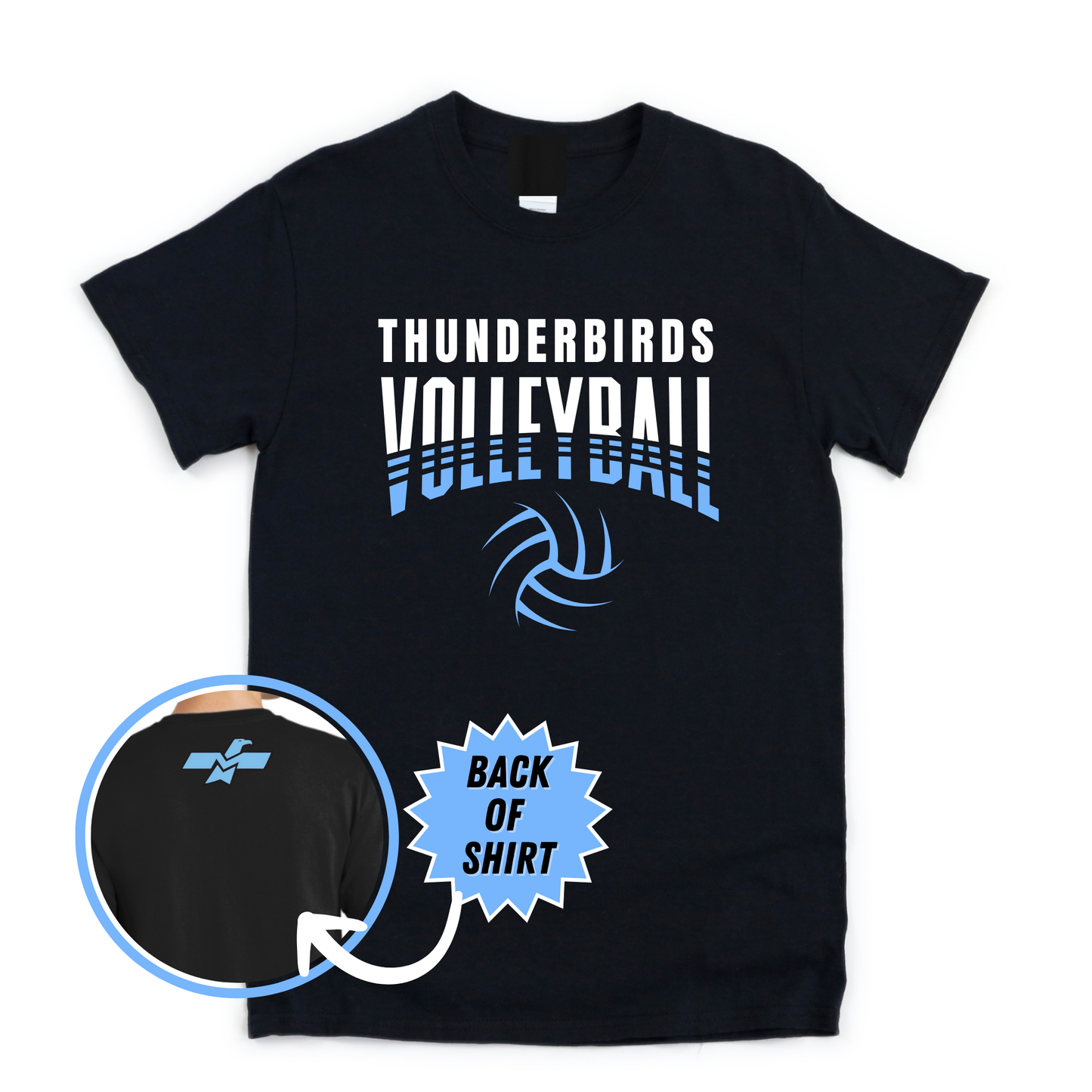 Thunderbirds Volleyball Tee