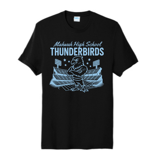 Thunderbird Football Retro Stadium Tee