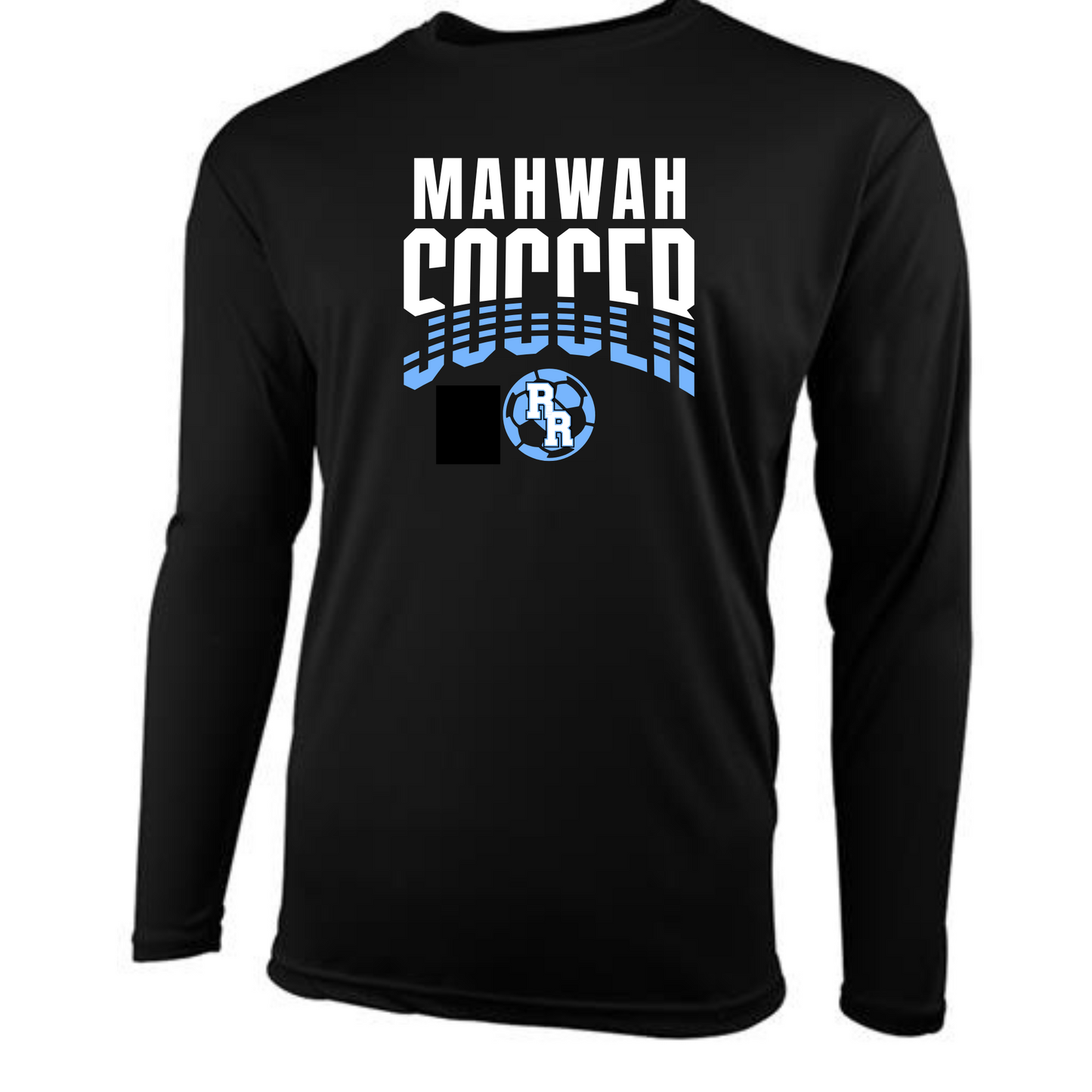 Mahwah Soccer Curve Performance Long Sleeved Tee