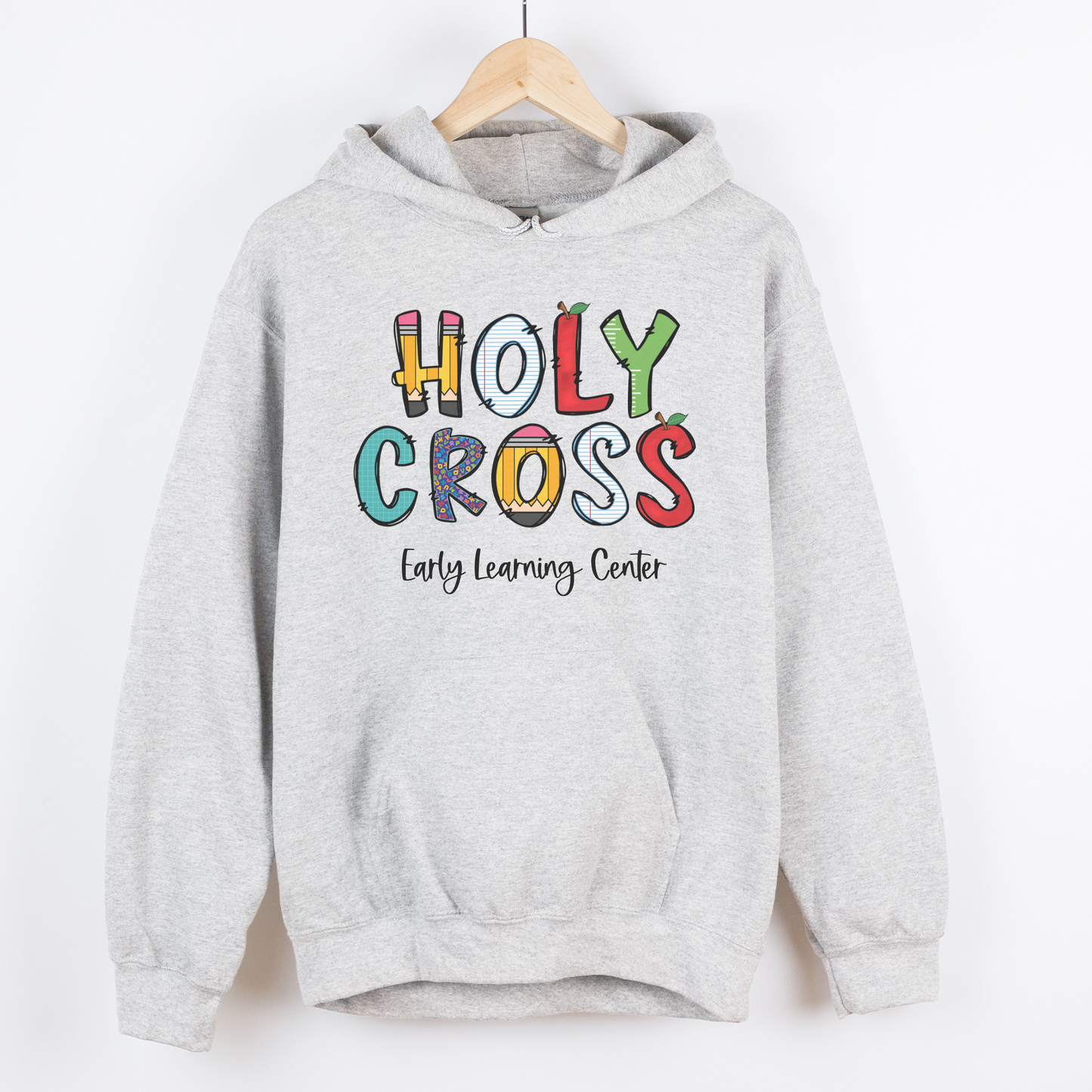 Holy Cross Early Learning Center Adult Hooded Sweatshirt