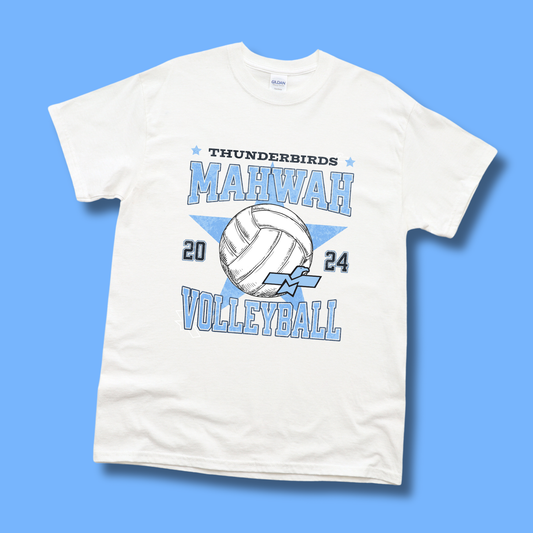 Retro Mahwah Volleyball Tee - Adult