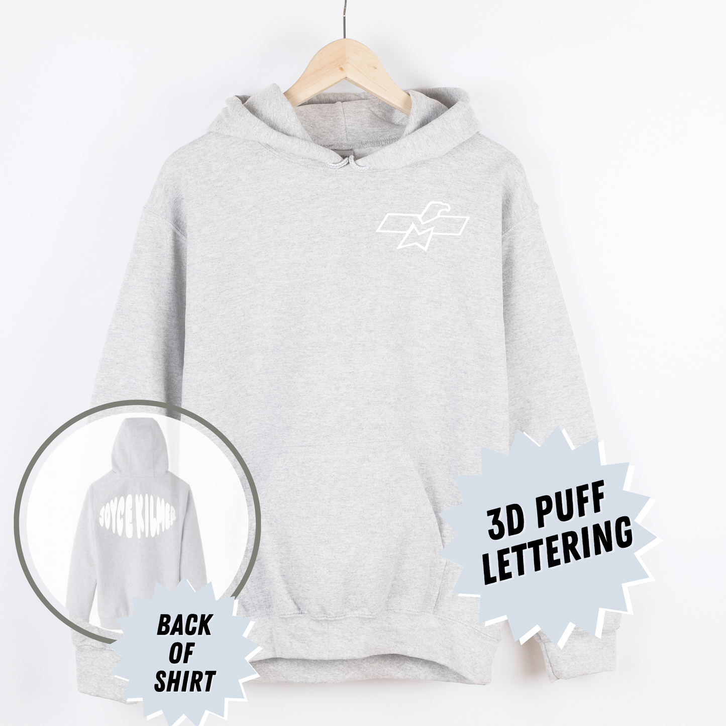 Joyce Kilmer Puff Hooded Sweatshirt