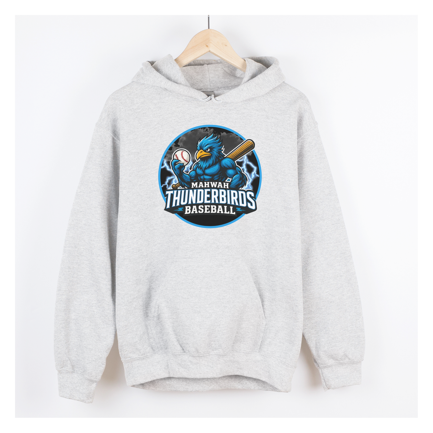 Thunderbird Baseball Hooded Sweatshirt
