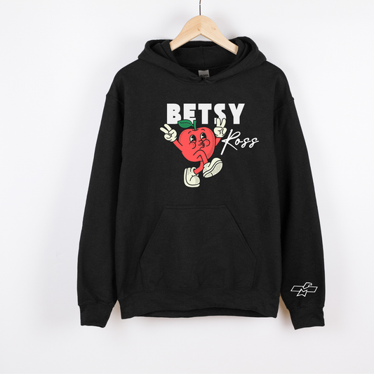 Betsy Apple Hooded Sweatshirt