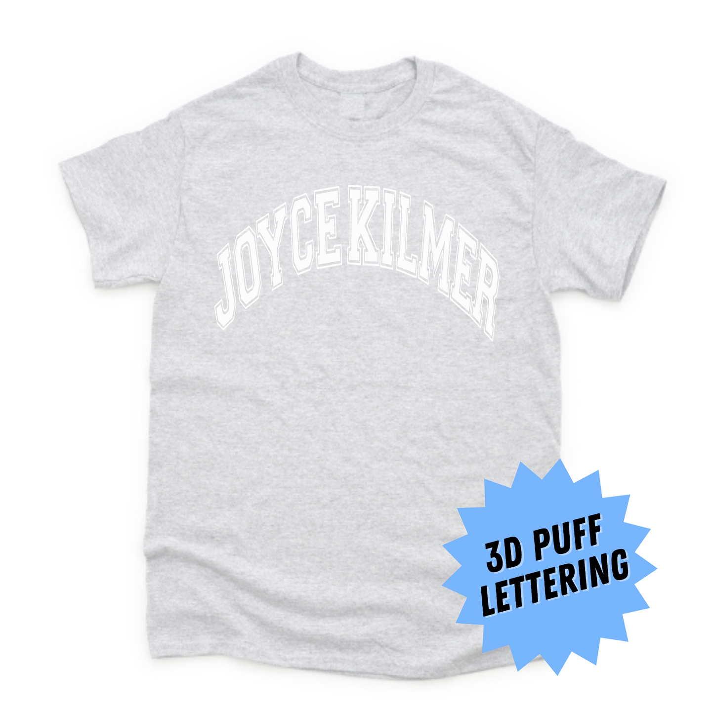 JK Puff Print Varsity Tee