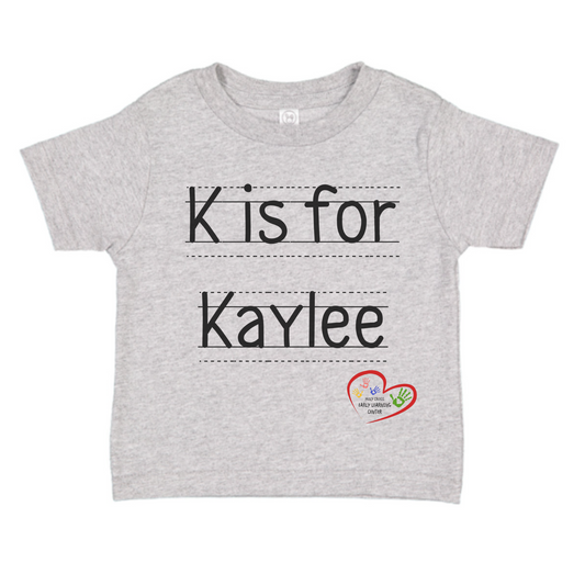 Name Notebook Toddler Tee