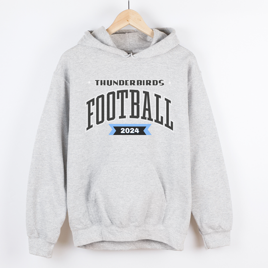 2024 Football Adult Hooded Sweatshirt