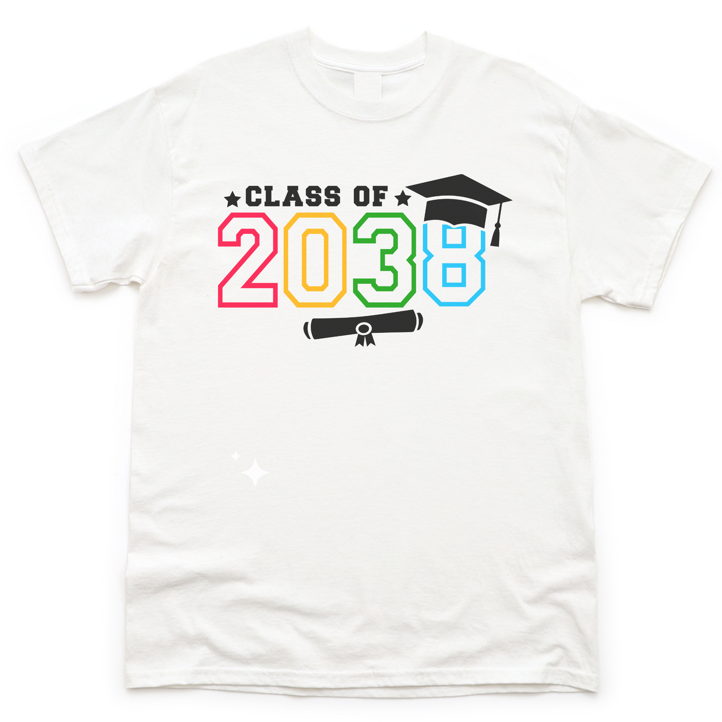 Class of 2038 Handprint Tee