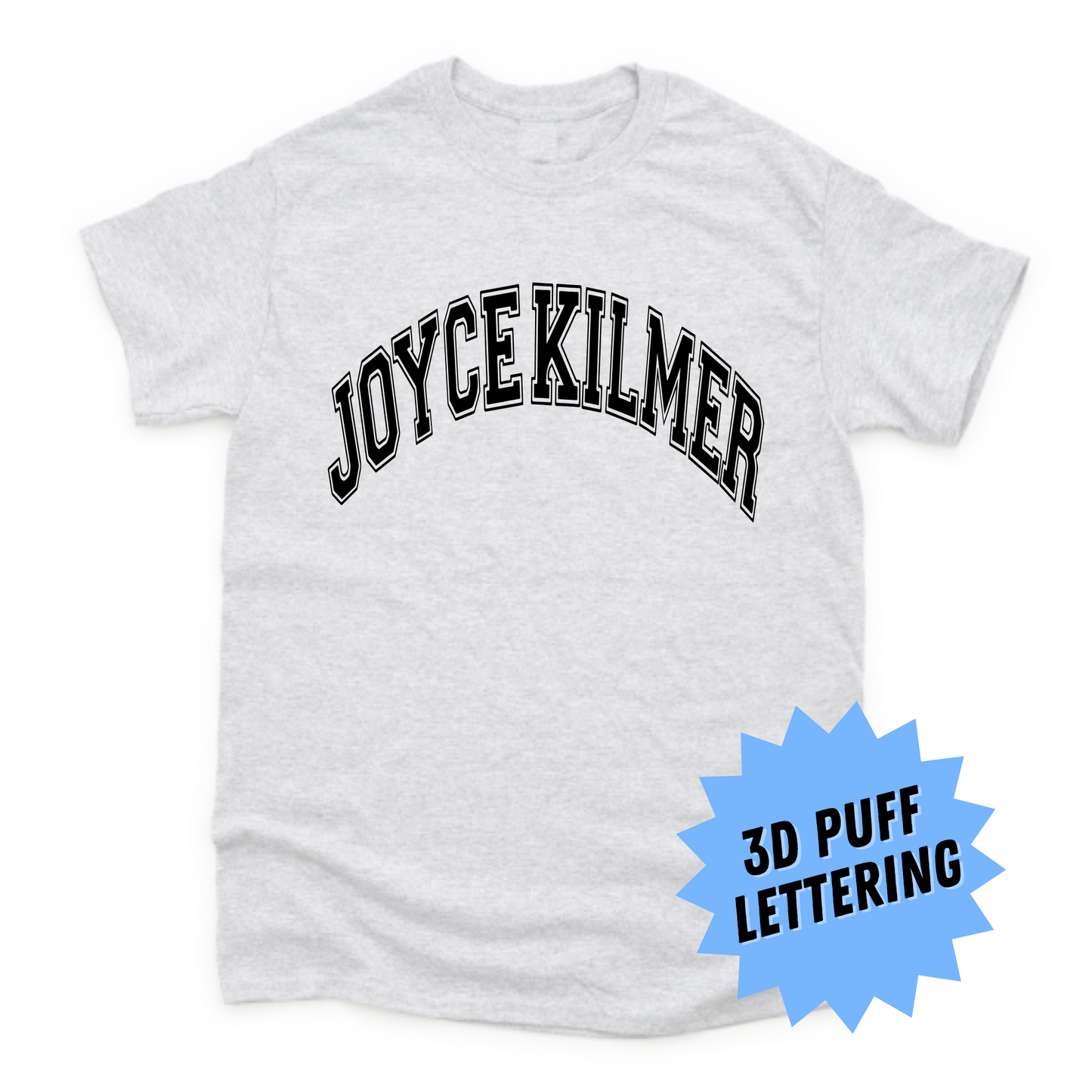 JK Puff Print Varsity Tee