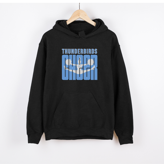 Thunderbirds Cheer Hooded Sweatshirt - Adult