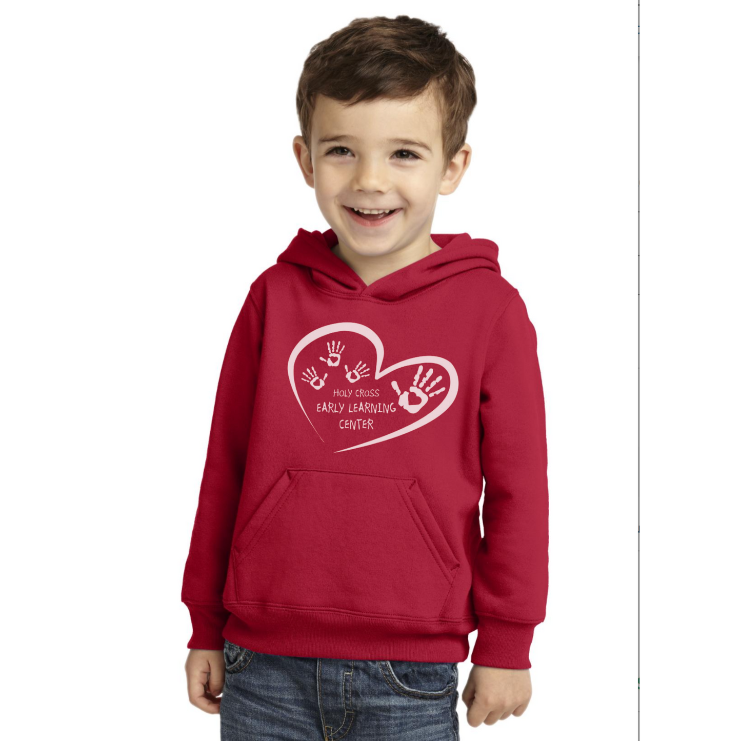 Holy Cross Logo Toddler Hooded Sweatshirt