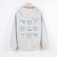 Volleyball Full Zip Hooded Bow Sweatshirt