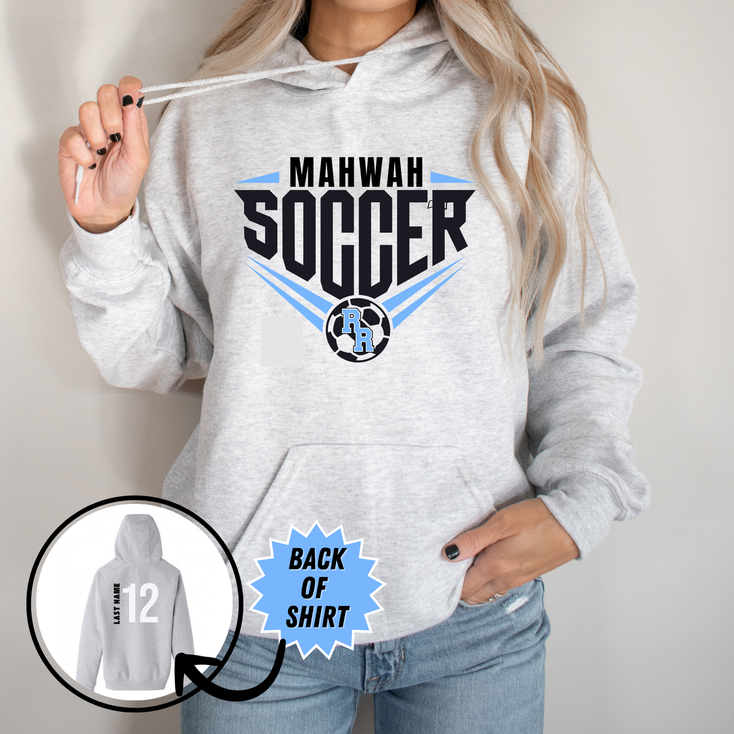 Mahwah Soccer Hooded Sweatshirt - Youth