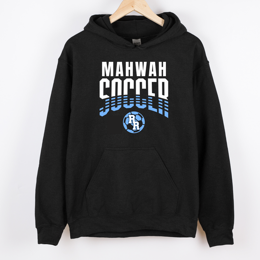 Mahwah Soccer Hooded Sweatshirt with Last Name