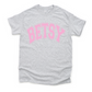 Betsy Puff Print Varsity Tee